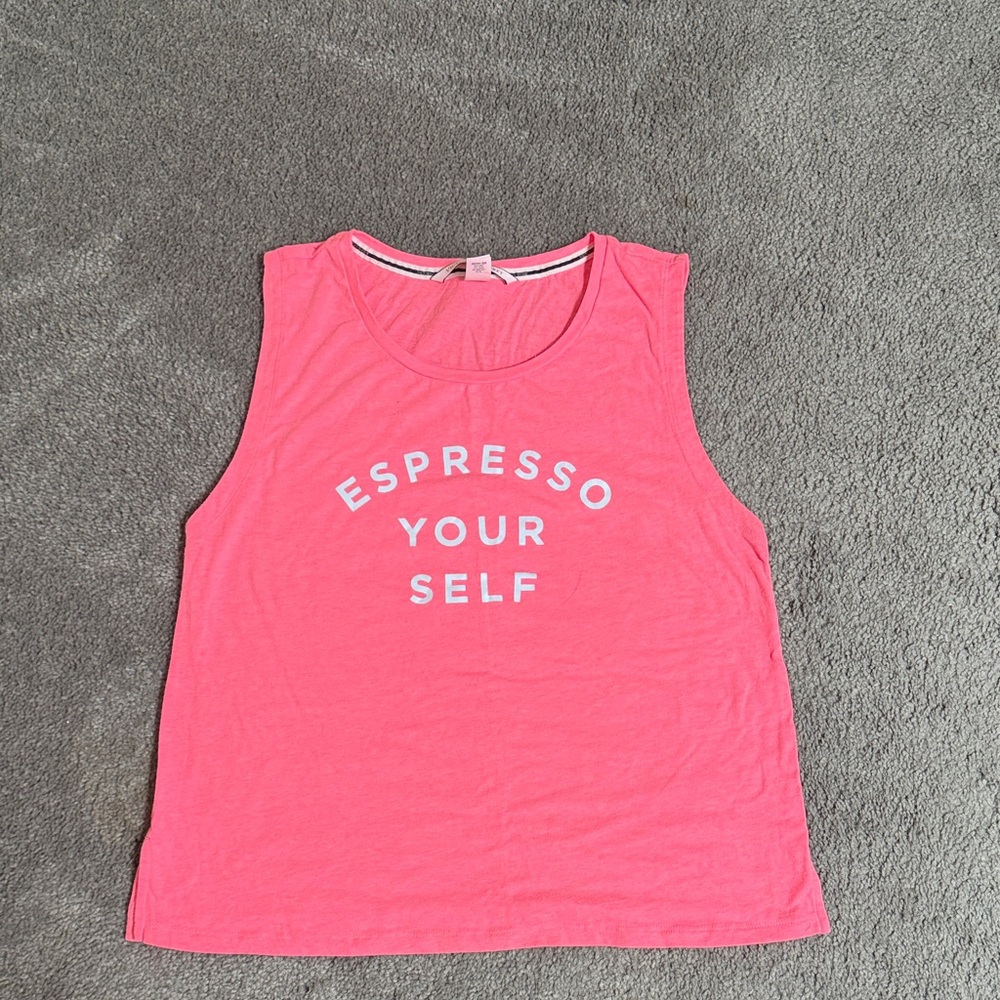Victoria's Secret Pink Muscle Tee with Graphic